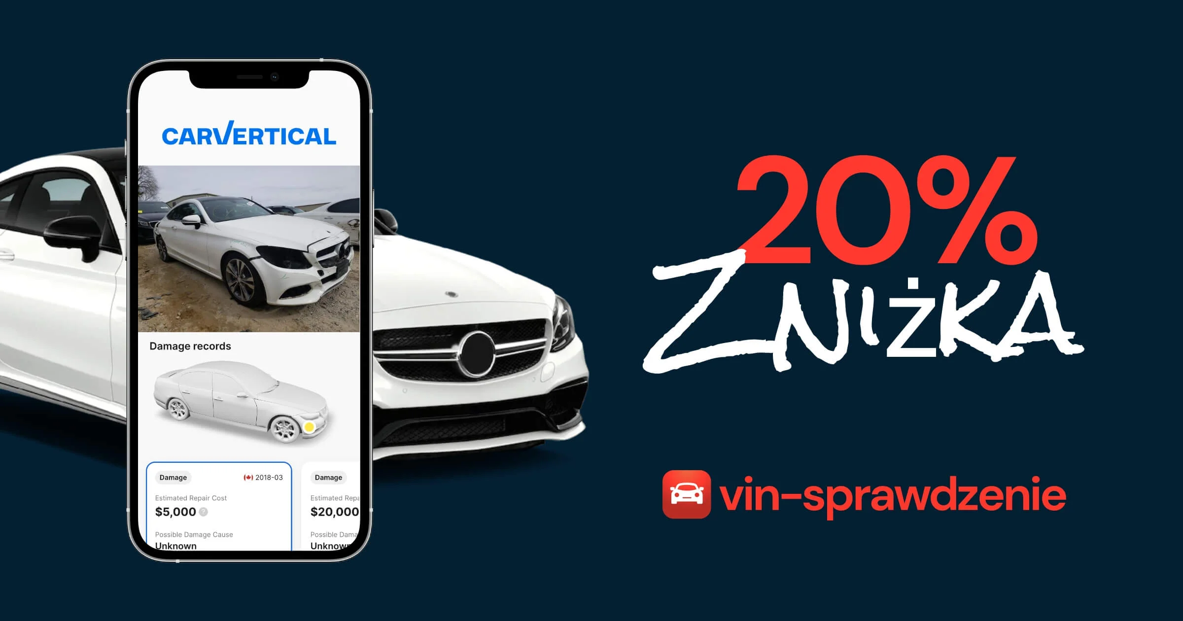 20% carVertical Znizka